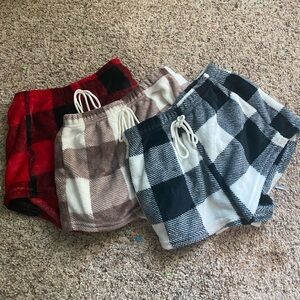 3pcs set of Shein pajama shorts